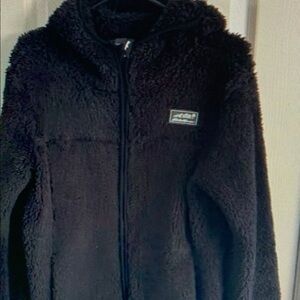 Plush Black Kids Jacket